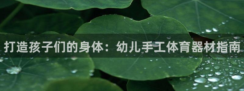 星欧娱乐扣款6II2是什么情况：打造孩子们的身体：幼