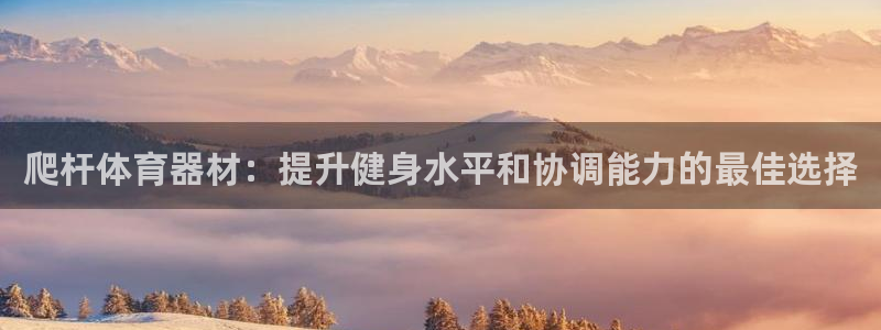 星欧娱乐公司创始人背景故事：爬杆体育器材：提升健身水