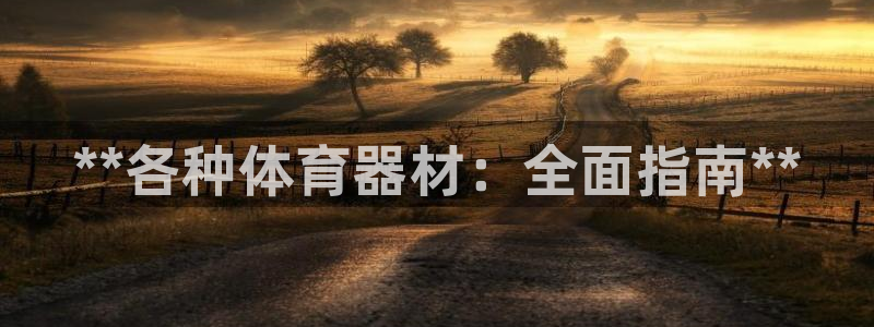 星欧娱乐是正规平台吗知乎推荐：**各种体育器材：全面