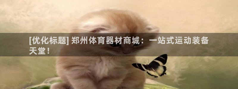 星澳娱乐公司地址：[优化标题] 郑州体育器材商城：一