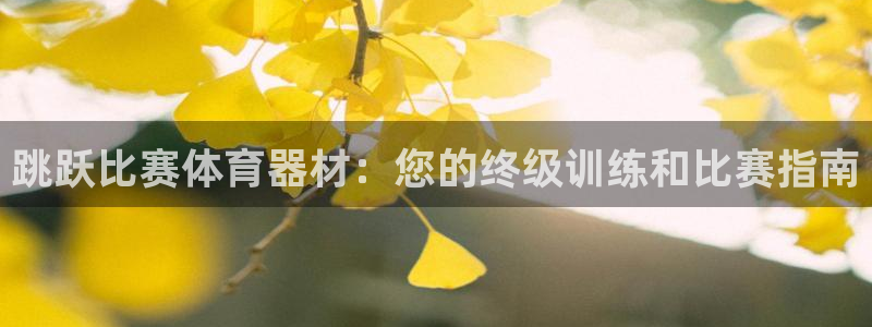 星娱乐包月业务是什么：跳跃比赛体育器材：您的终级训练