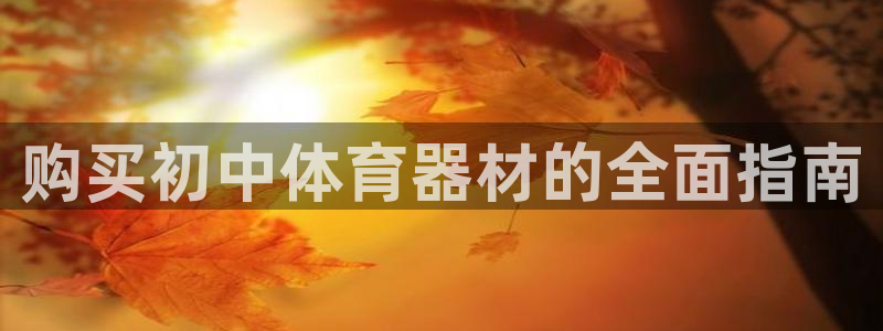 星欧娱乐平台怎么样可靠吗知乎：购买初中体育器材的全面