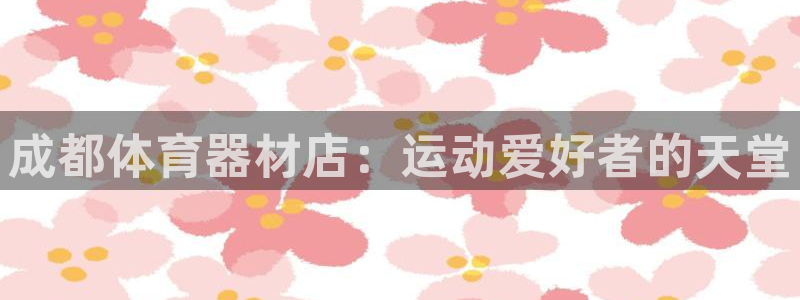 星欧娱乐发7O777：成都体育器材店：运动爱好者的天