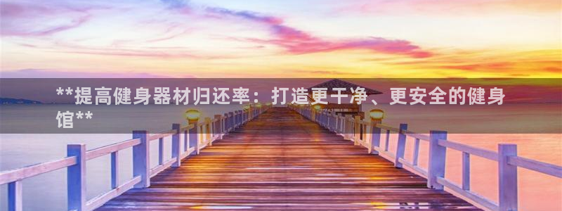 星澳娱乐公司怎么样：**提高健身器材归还率：打造更干